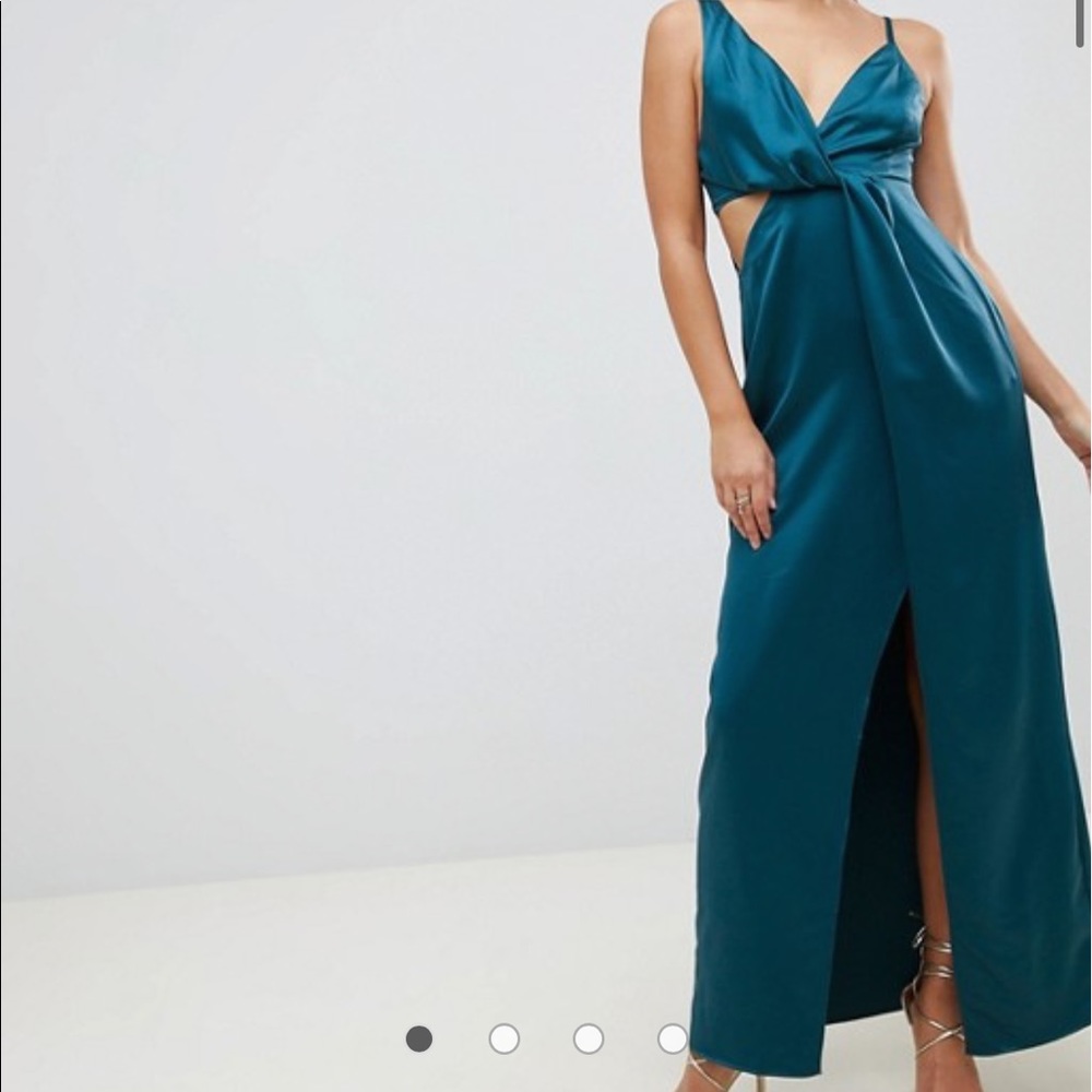ASOS side cutout maxi dress.